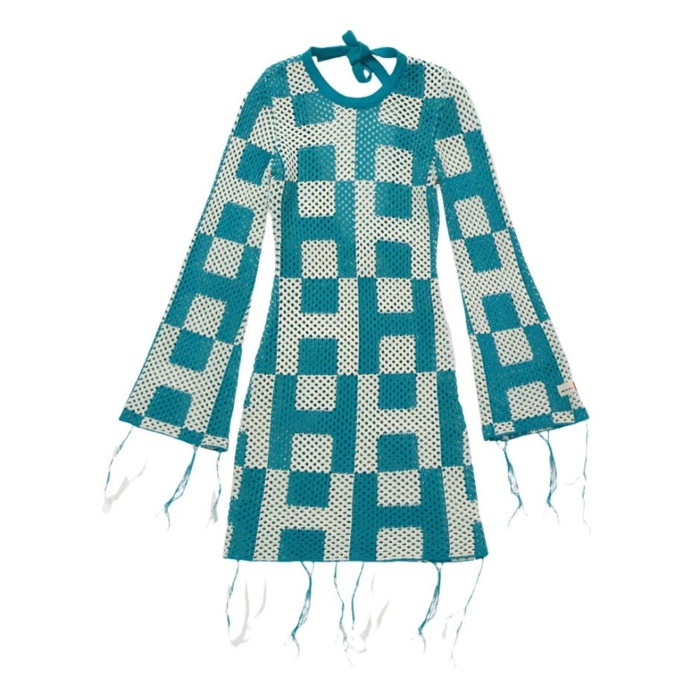 Honor The Gift Crochet Knitted Mini Dress/XS